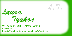 laura tyukos business card